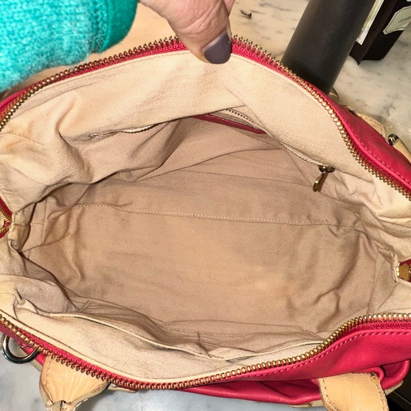 See by Chloé Deep Rose Leather Bag w Crossbody Strap - Picture 7 of 13